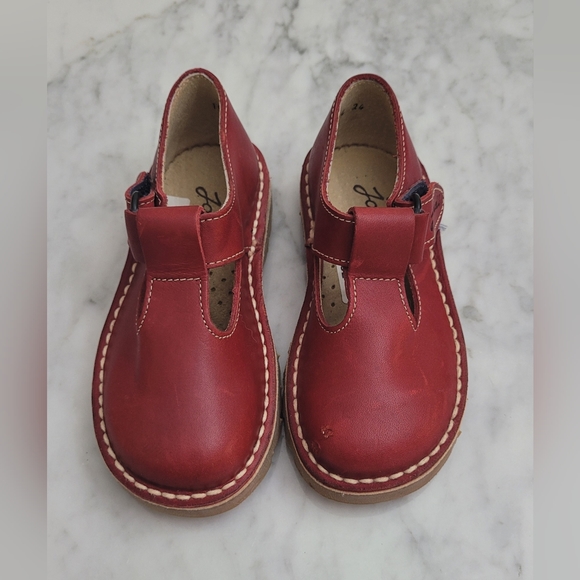 Jacadi Shoes Jacadi Paris Red Leather Tstrap Mary Jane Shoe Velcro